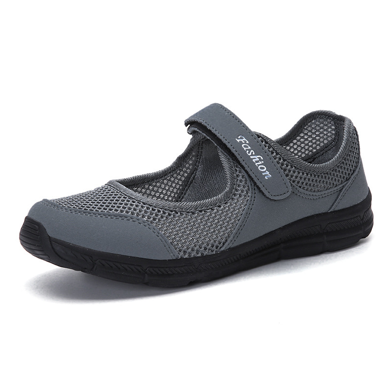 Womens Flat Mary Jane Casual Comfy Walking Trainers Mesh Ladies Shoes Size