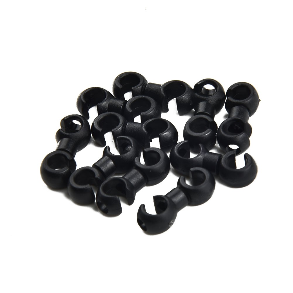 10PCS S Shaped Hook Clips Rotating Bike Brake Gear Cross Cable Tidy Clip Tool.