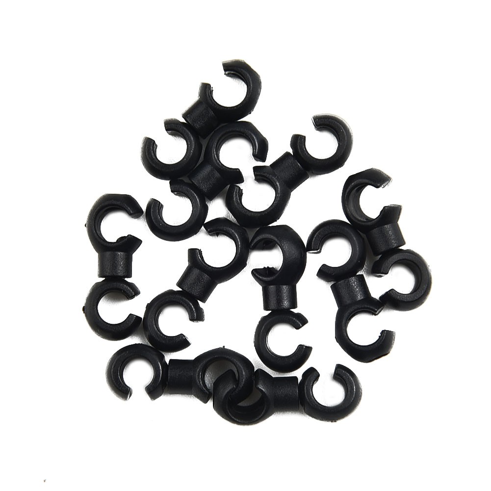 10PCS S Shaped Hook Clips Rotating Bike Brake Gear Cross Cable Tidy Clip Tool.