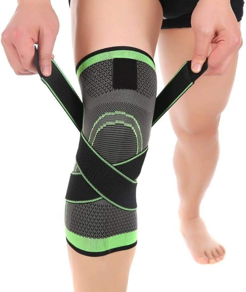 Knee Support Compression Sleeve Brace Gym Sports Patella Arthritis Pain Relief - Picture 24 of 26