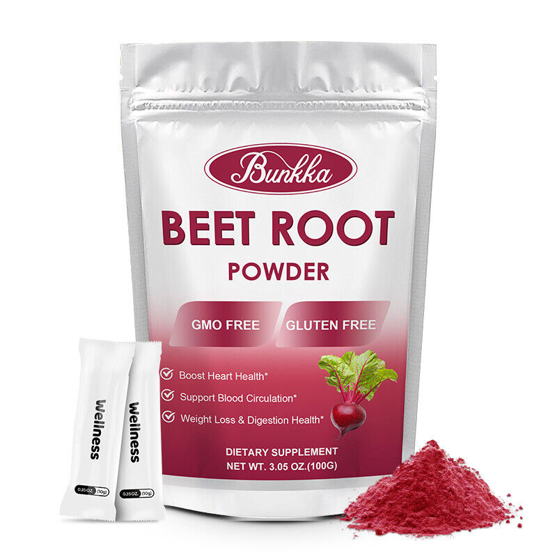 Organic Beet Root Powder Pure Superfood Vegan Natural Individually Wrapped