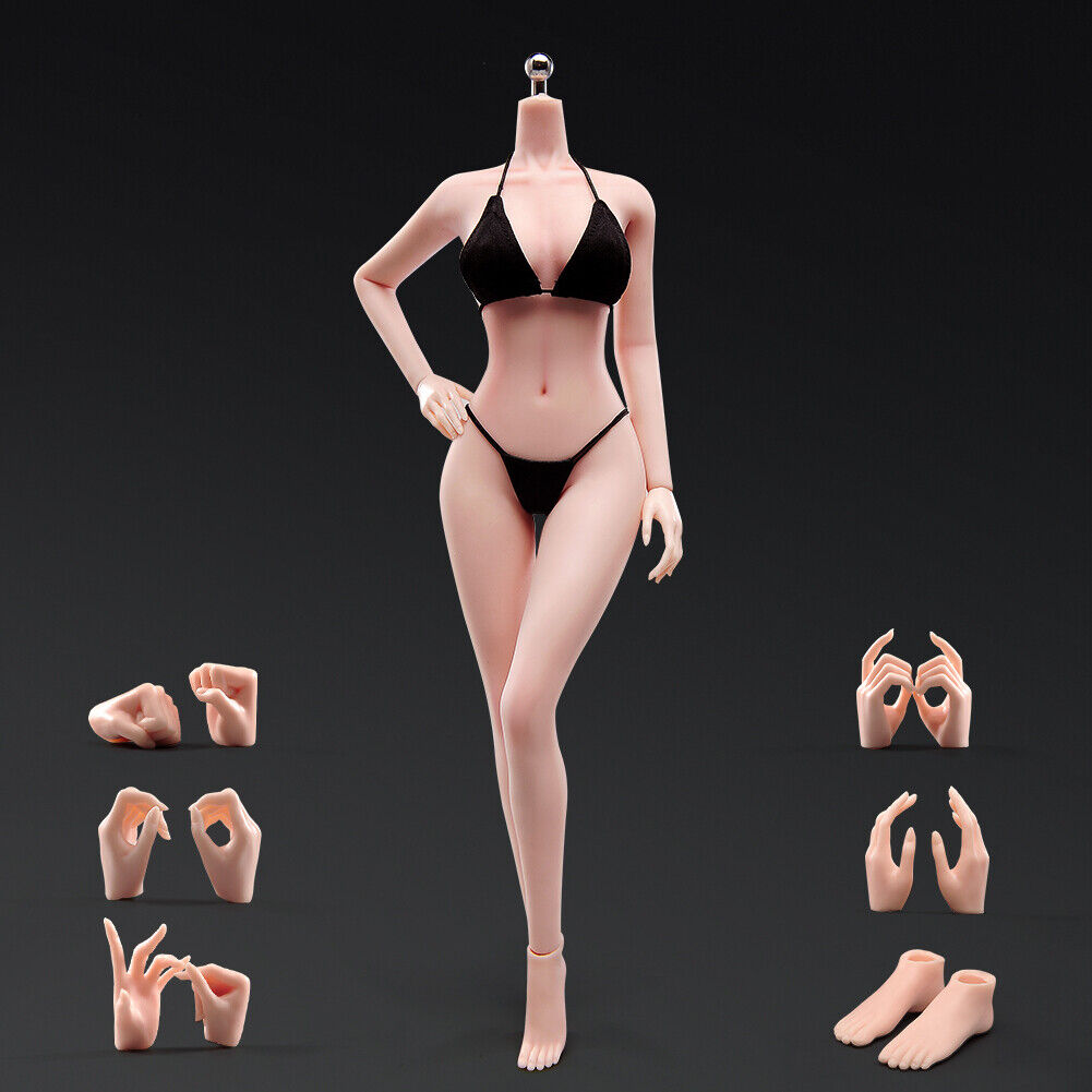 US 1/6 Medium Bust Makeup Flexible Joint Seamless Female Figure Body Model Toy - Picture 20 of 48