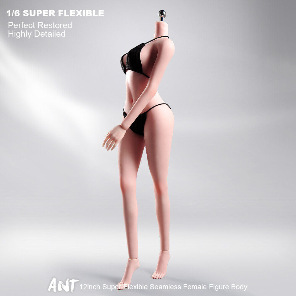 US 1/6 Medium Bust Makeup Flexible Joint Seamless Female Figure Body Model Toy - Picture 23 of 48