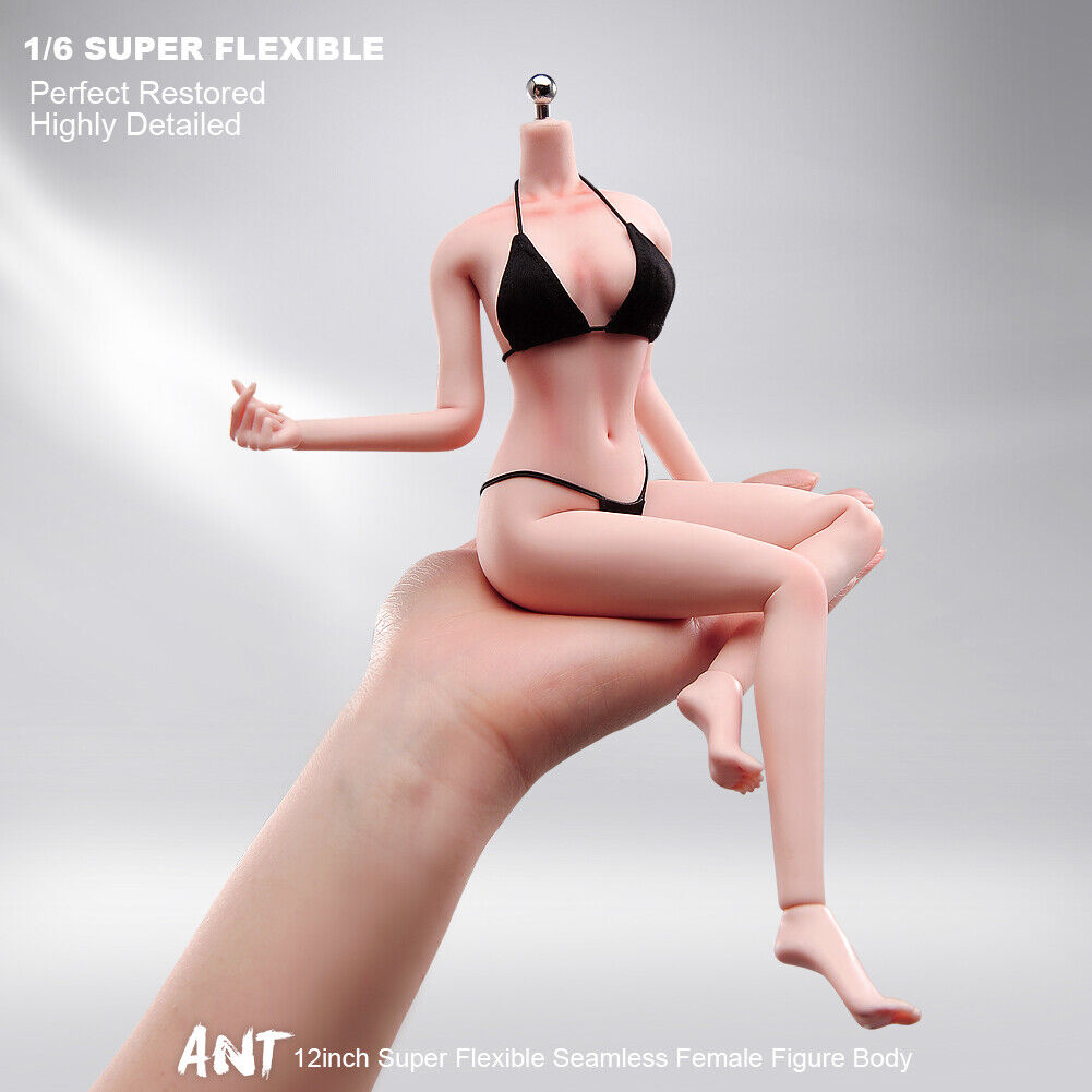 US 1/6 Medium Bust Makeup Flexible Joint Seamless Female Figure Body Model Toy - Picture 28 of 48