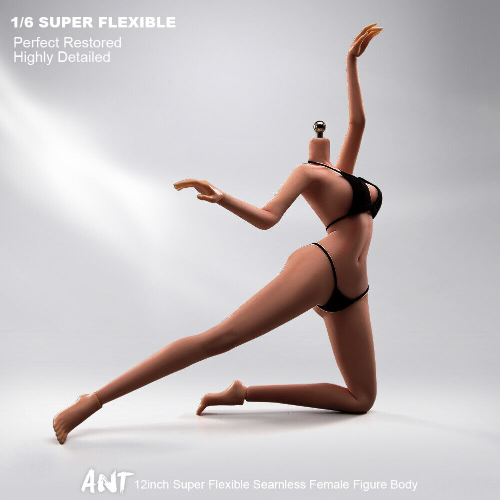 US 1/6 Medium Bust Makeup Flexible Joint Seamless Female Figure Body Model Toy - Picture 32 of 48