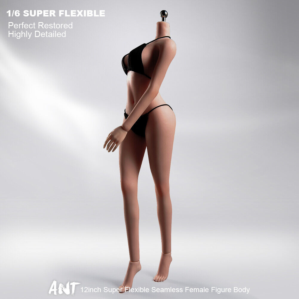 US 1/6 Medium Bust Makeup Flexible Joint Seamless Female Figure Body Model Toy - Picture 34 of 48