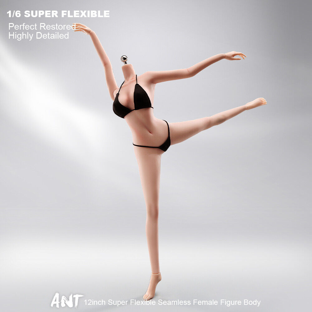 US 1/6 Medium Bust Makeup Flexible Joint Seamless Female Figure Body Model Toy - Picture 41 of 48
