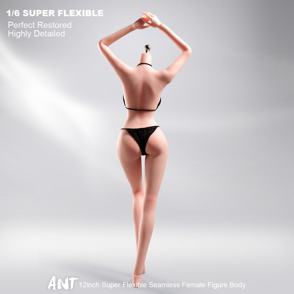 US 1/6 Medium Bust Makeup Flexible Joint Seamless Female Figure Body Model Toy - Picture 47 of 48