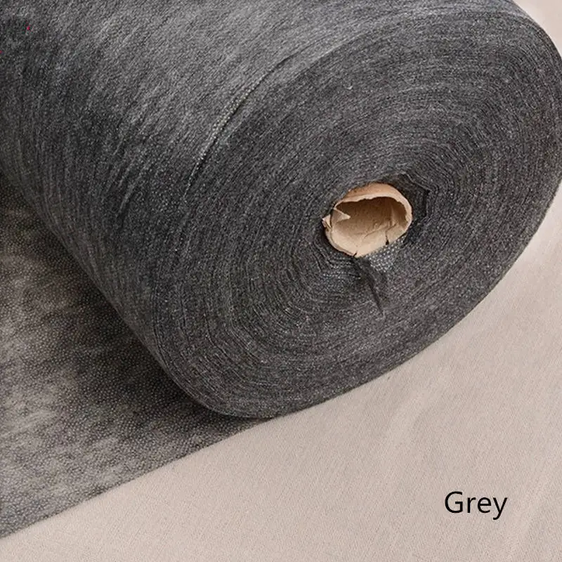 100cm Gray White Black Non-woven Fabric Linings Iron On Sewing Single-sided - Picture 17 of 20