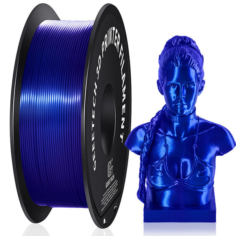 GEEETECH 3D Printer Filament 1KG PLA Silk Dual/Tricolor Silk Gradient Silky PLA