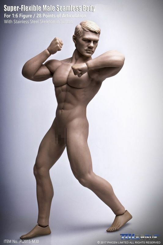 Figura de acción juguetes 1/6 TBLeague PHICEN M30 M31 M32 M33 M34 M35 cuerpo masculino 12"" - Imagen 25 de 63