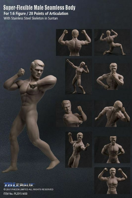 Figura de acción juguetes 1/6 TBLeague PHICEN M30 M31 M32 M33 M34 M35 cuerpo masculino 12"" - Imagen 32 de 63