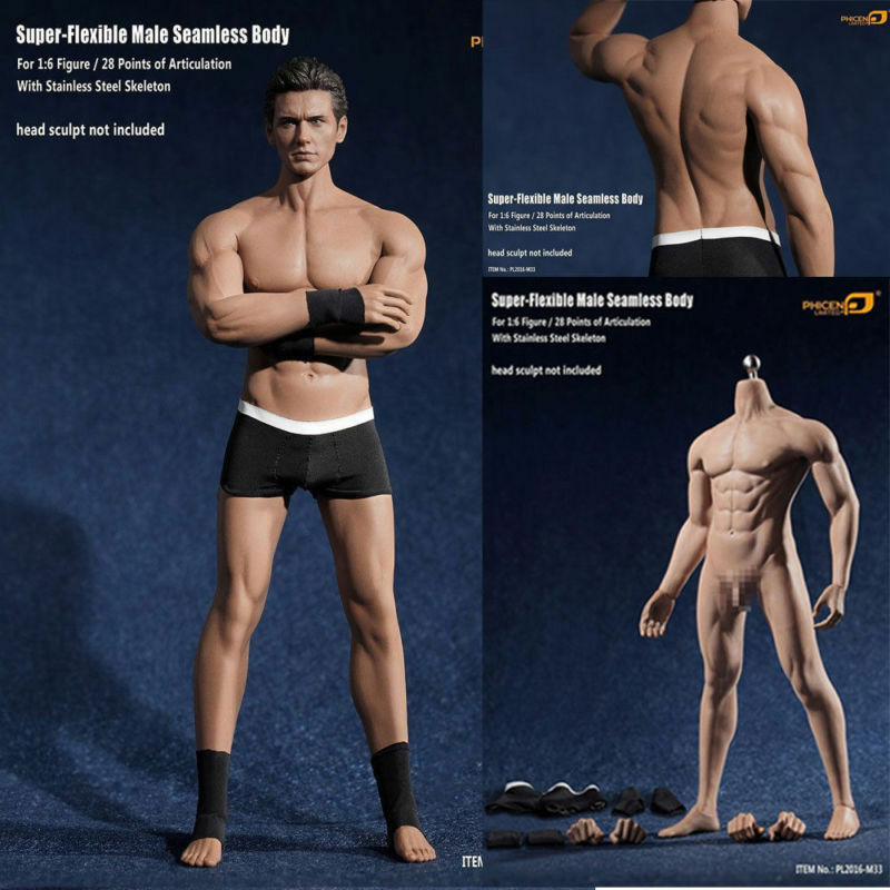 Figura de acción juguetes 1/6 TBLeague PHICEN M30 M31 M32 M33 M34 M35 cuerpo masculino 12"" - Imagen 52 de 63