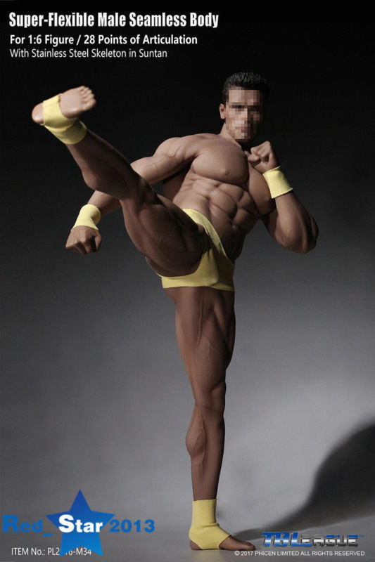 Figura de acción juguetes 1/6 TBLeague PHICEN M30 M31 M32 M33 M34 M35 cuerpo masculino 12"" - Imagen 54 de 63