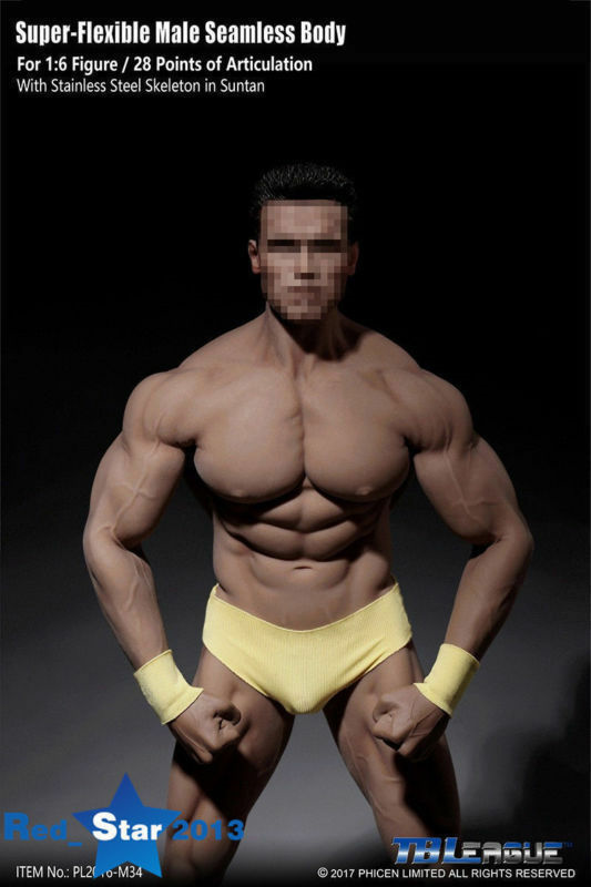 Figura de acción juguetes 1/6 TBLeague PHICEN M30 M31 M32 M33 M34 M35 cuerpo masculino 12"" - Imagen 56 de 63