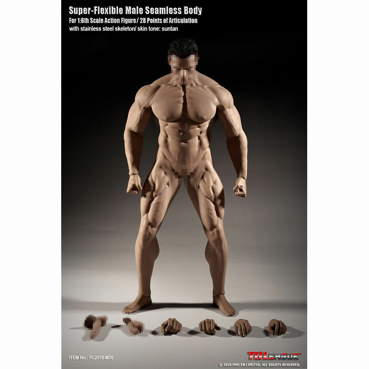 Figura de acción juguetes 1/6 TBLeague PHICEN M30 M31 M32 M33 M34 M35 cuerpo masculino 12"" - Imagen 59 de 63