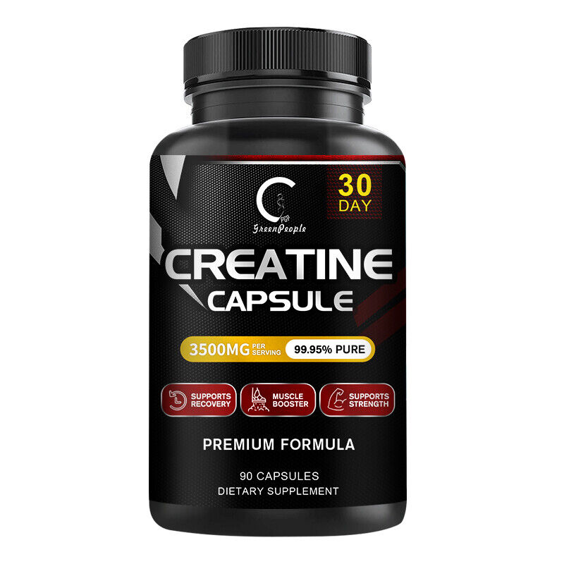 Creatine Monohydrate Supplement Muscle Grow, Improve Performance and Strength