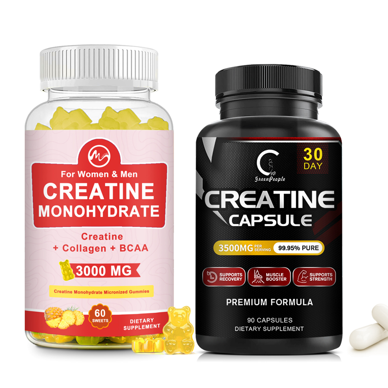 Creatine Monohydrate Supplement Muscle Grow, Improve Performance and Strength