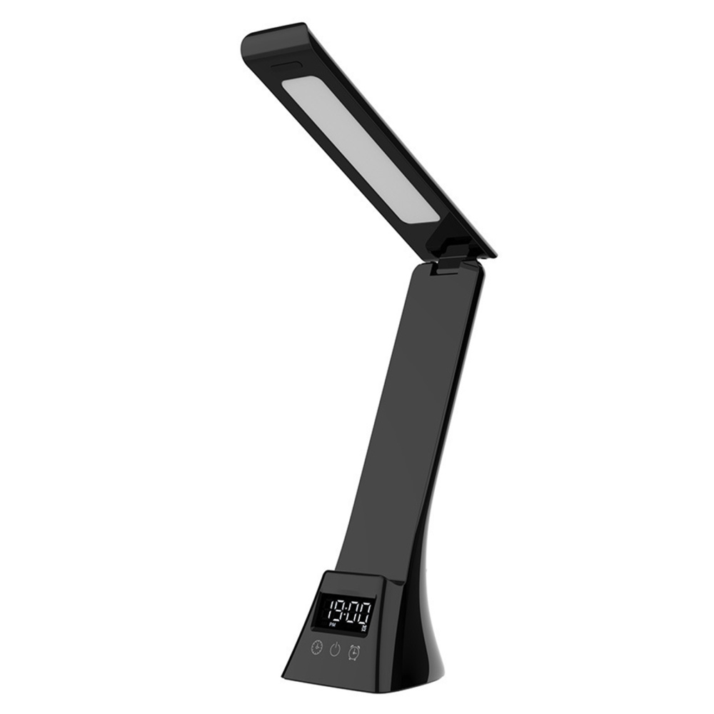 LED Clock Table Desk Lamp Folding Light with Fast Wireless Charging Station - Picture 16 of 16