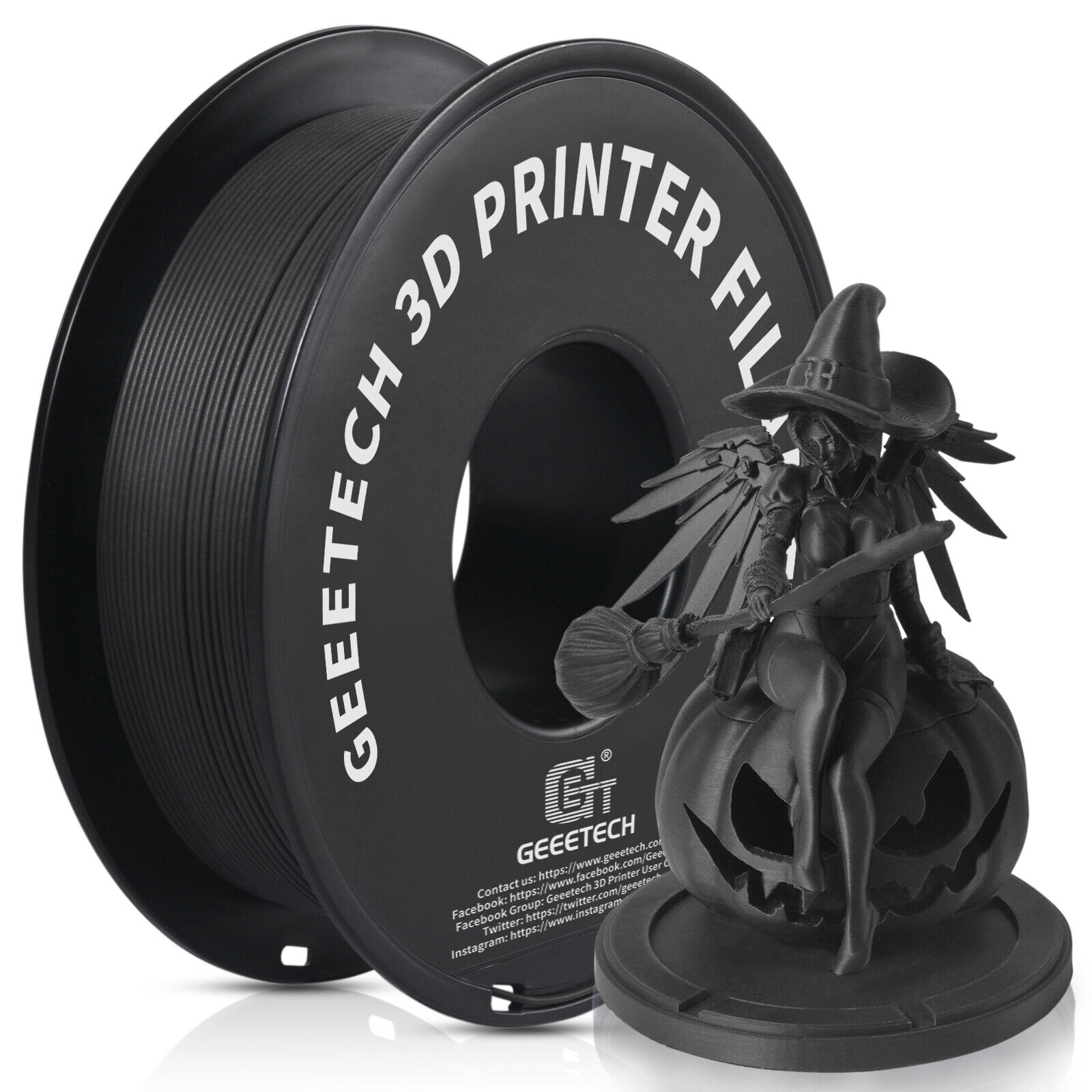 Geeetech 3D Printer Filament PLA 1.75mm 1kg/Spool Matte Color Frosted Texture US