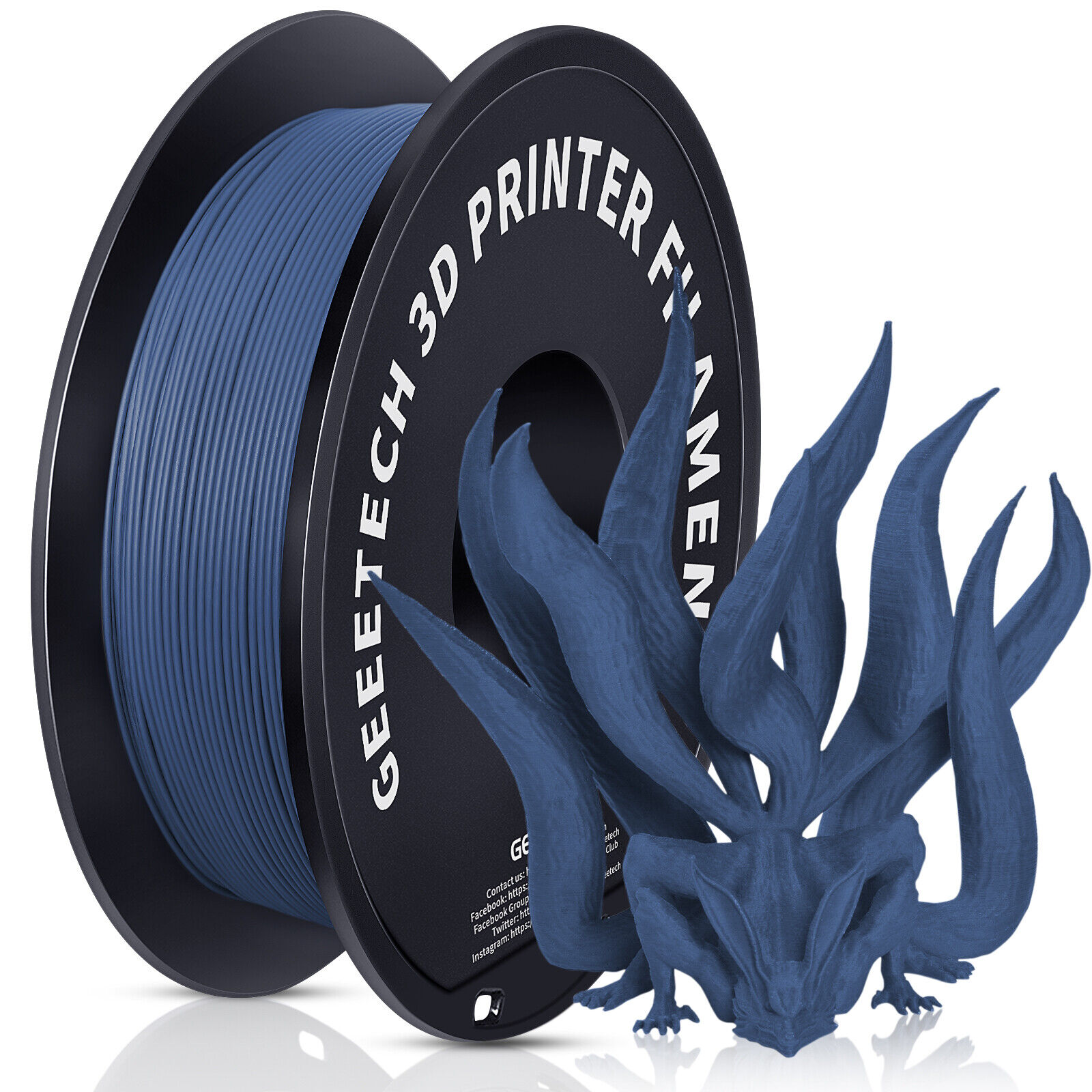 Geeetech 3D Printer Filament PLA 1.75mm 1kg/Spool Matte Color Frosted Texture US