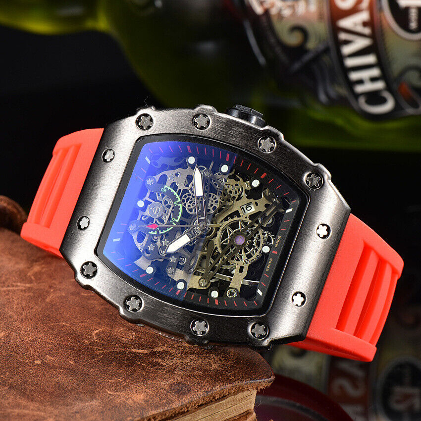 Richard Technolo Sense of mechanical hierarchy Business quartz men's watch NEW!! - Picture 26 of 47