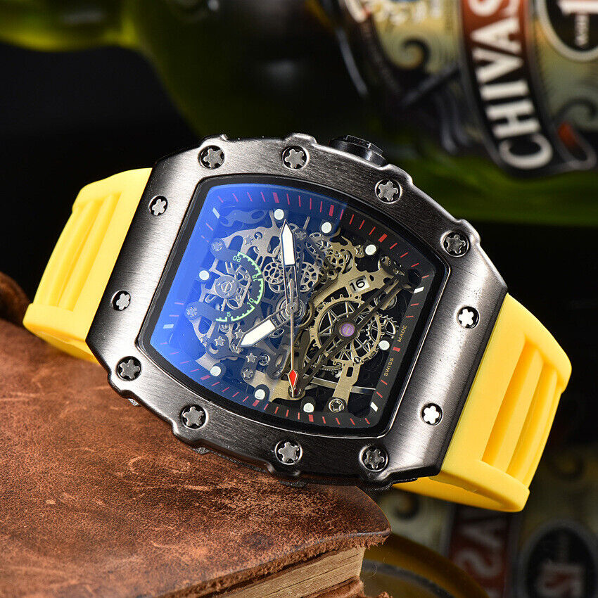 Richard Technolo Sense of mechanical hierarchy Business quartz men's watch NEW!! - Picture 28 of 47
