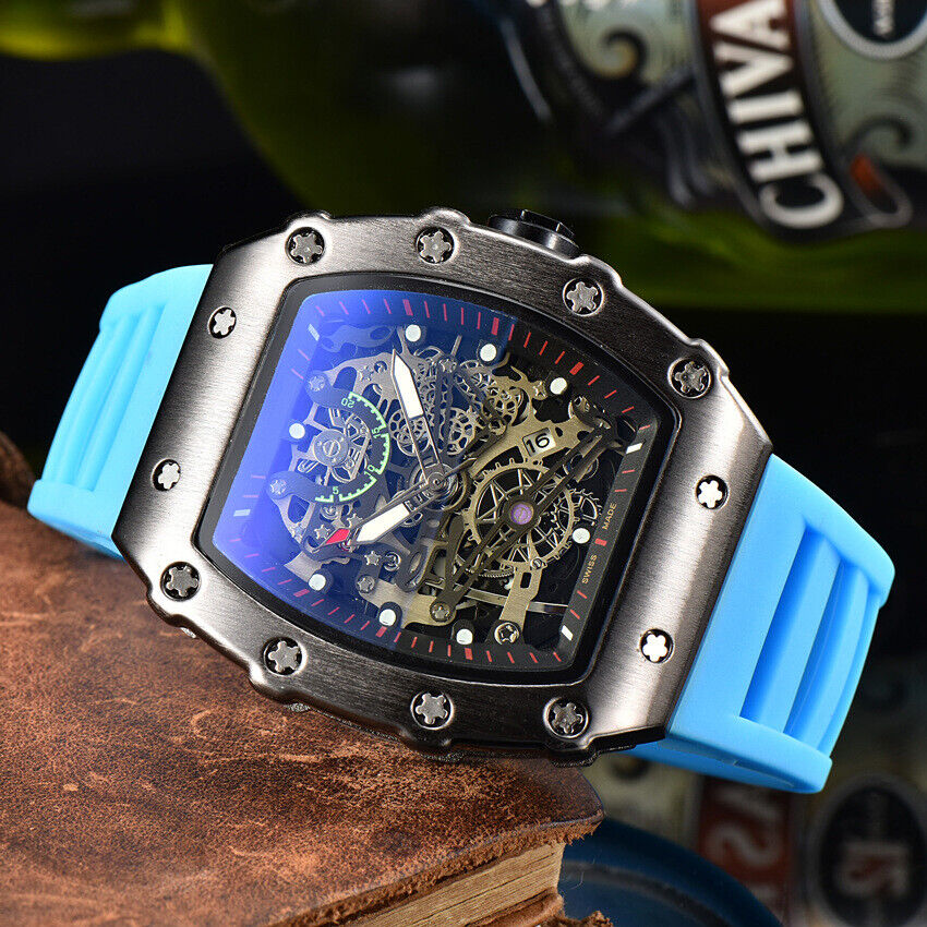 Richard Technolo Sense of mechanical hierarchy Business quartz men's watch NEW!! - Picture 31 of 47