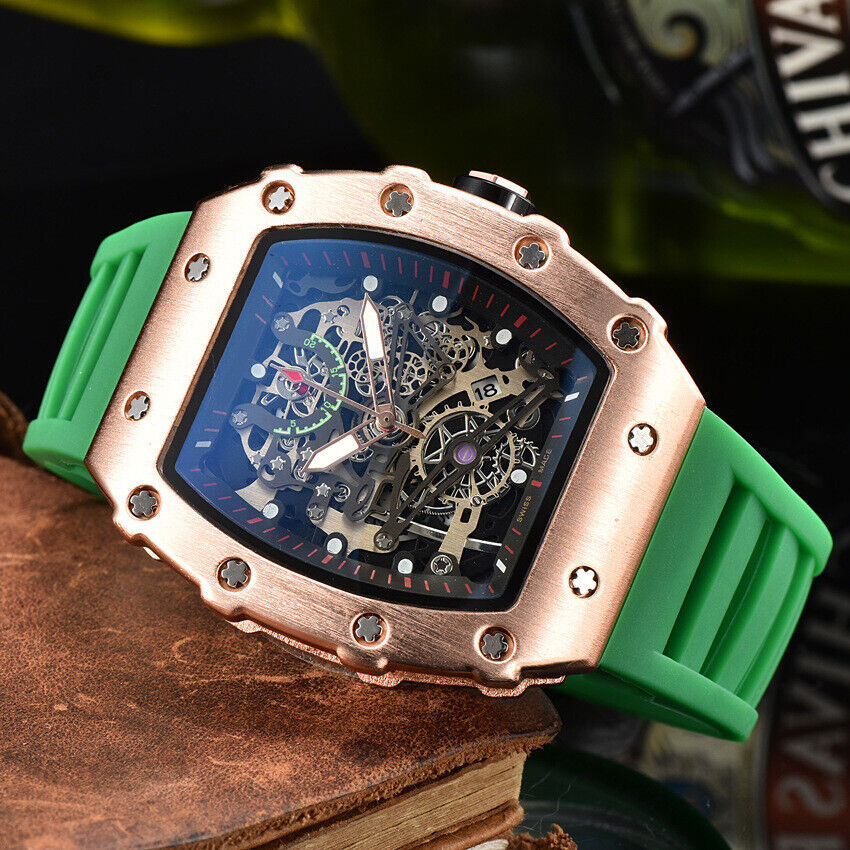 Richard Technolo Sense of mechanical hierarchy Business quartz men's watch NEW!! - Picture 36 of 47