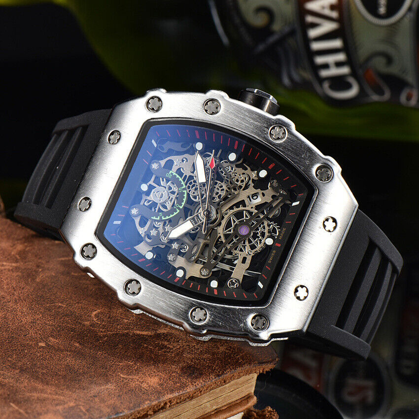 Richard Technolo Sense of mechanical hierarchy Business quartz men's watch NEW!! - Picture 39 of 47