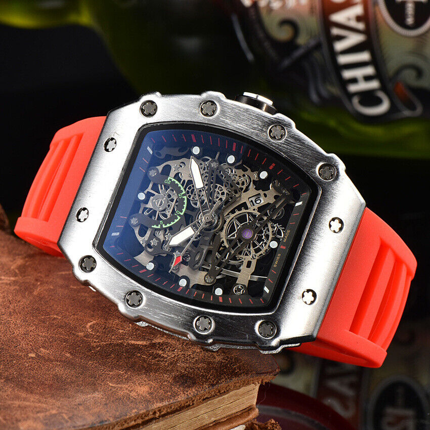 Richard Technolo Sense of mechanical hierarchy Business quartz men's watch NEW!! - Picture 40 of 47