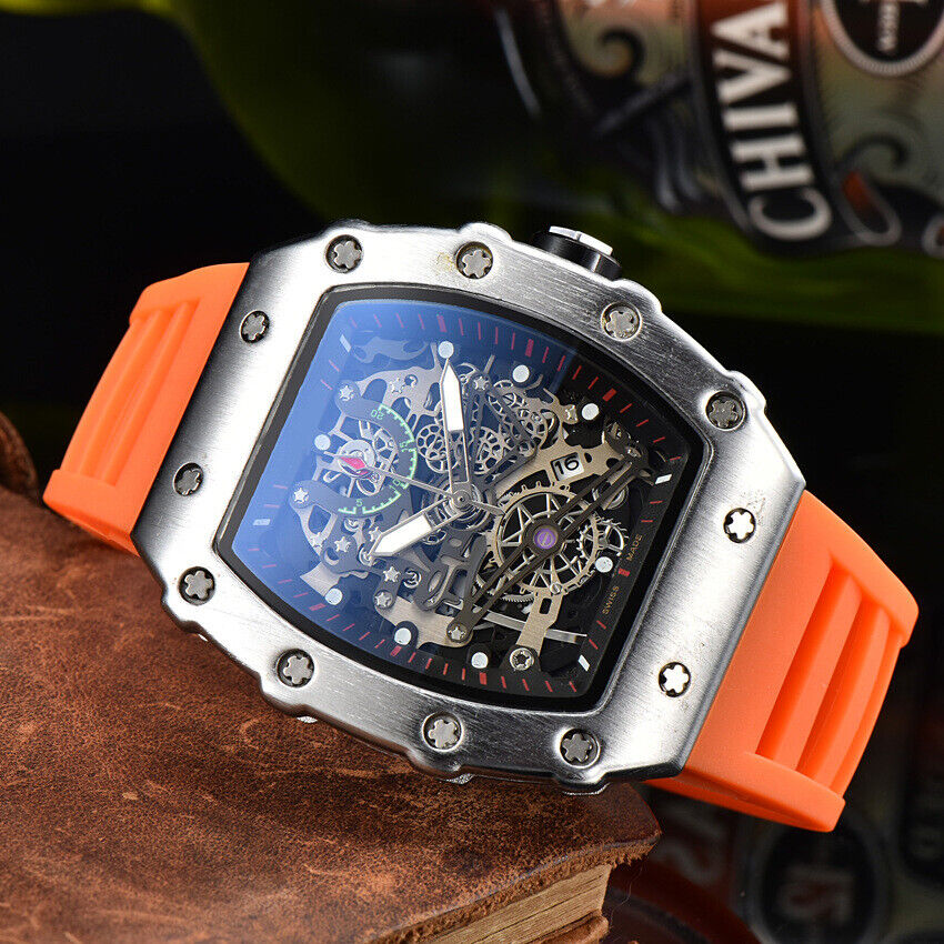 Richard Technolo Sense of mechanical hierarchy Business quartz men's watch NEW!! - Picture 41 of 47