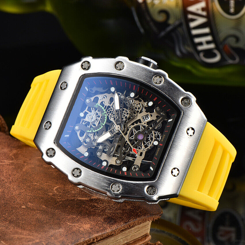 Richard Technolo Sense of mechanical hierarchy Business quartz men's watch NEW!! - Picture 42 of 47