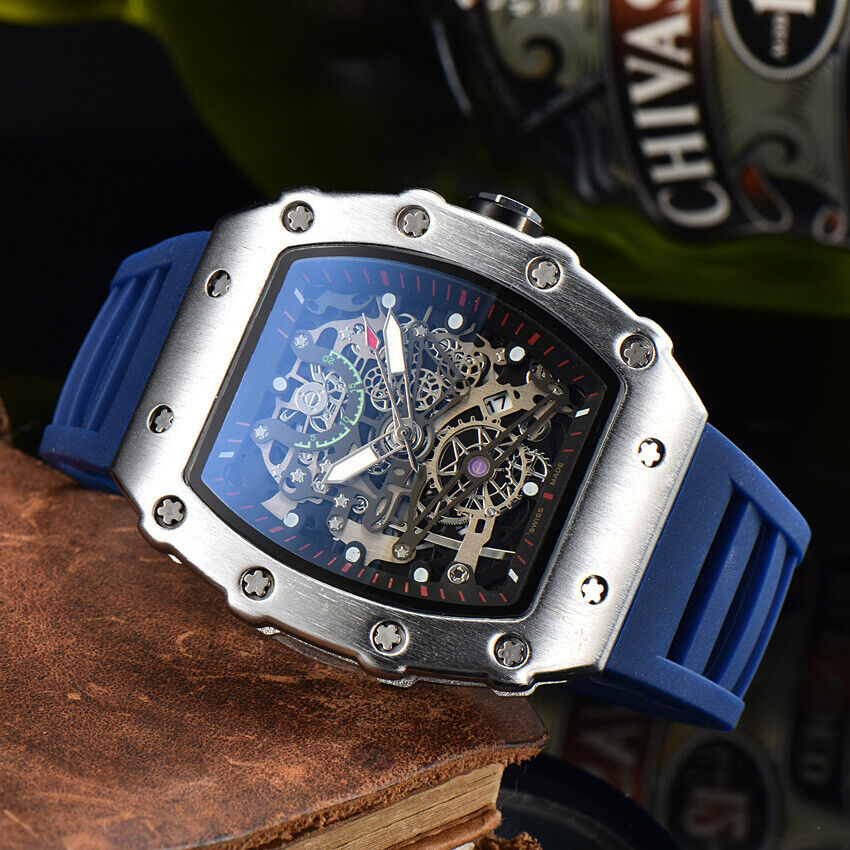 Richard Technolo Sense of mechanical hierarchy Business quartz men's watch NEW!! - Picture 44 of 47