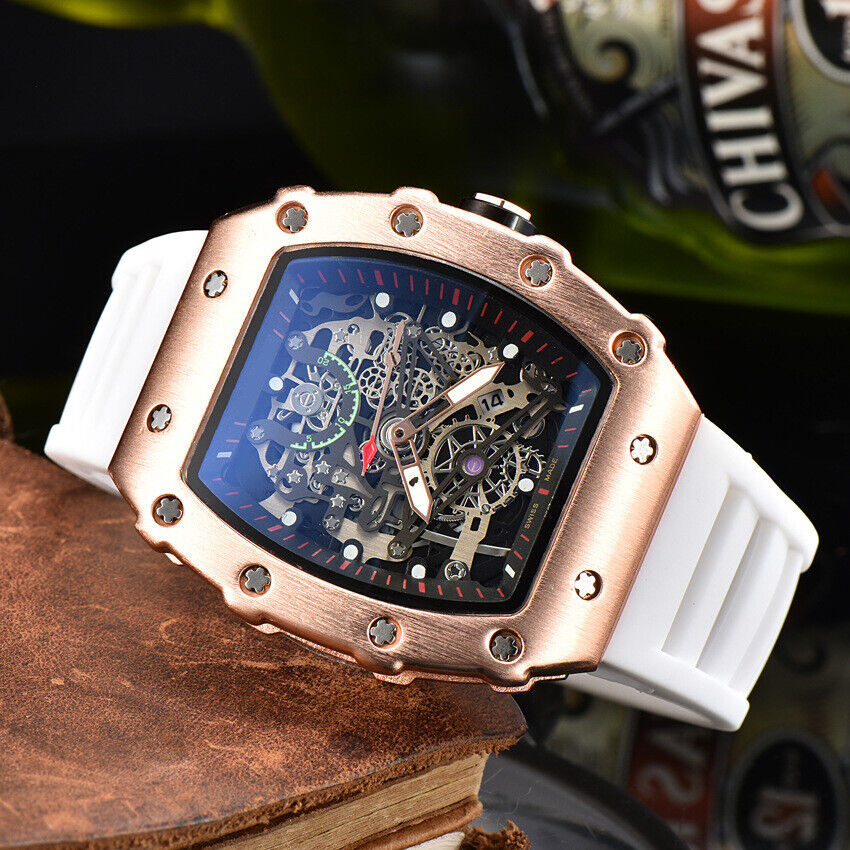 Richard Technolo Sense of mechanical hierarchy Business quartz men's watch NEW!! - Picture 46 of 47