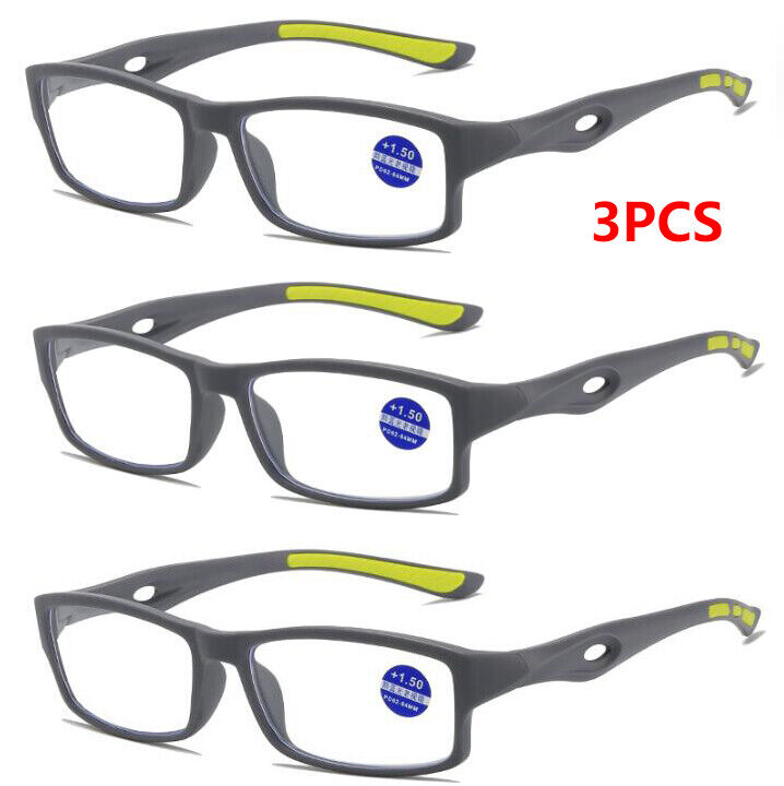 Gafas de lectura deportivas ultraligeras para hombre y mujer de 3 unidades 1,0 1,5 2,0 2,5 3,0 4,0 - Imagen 18 de 18