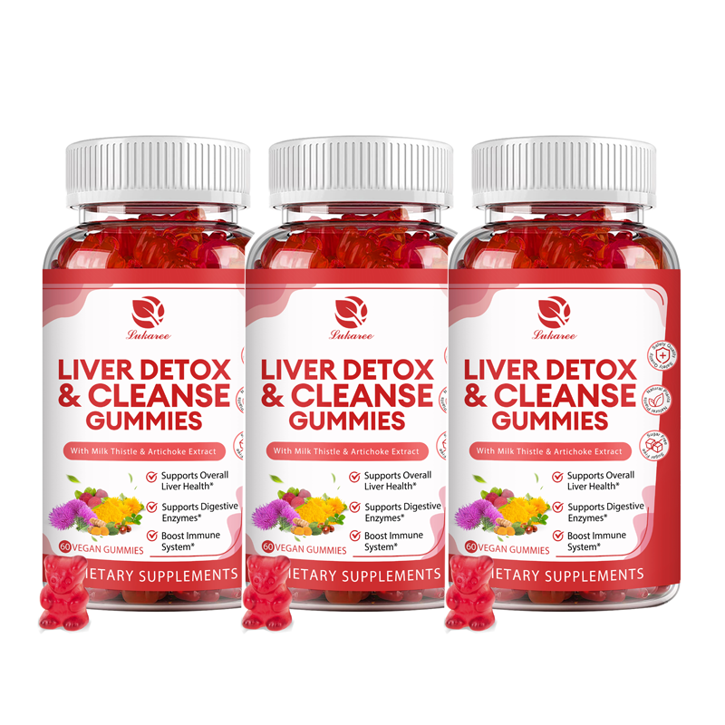 Liver Detox Gummies -Liver Health Supplements, Immune Support -with Milk Thistle