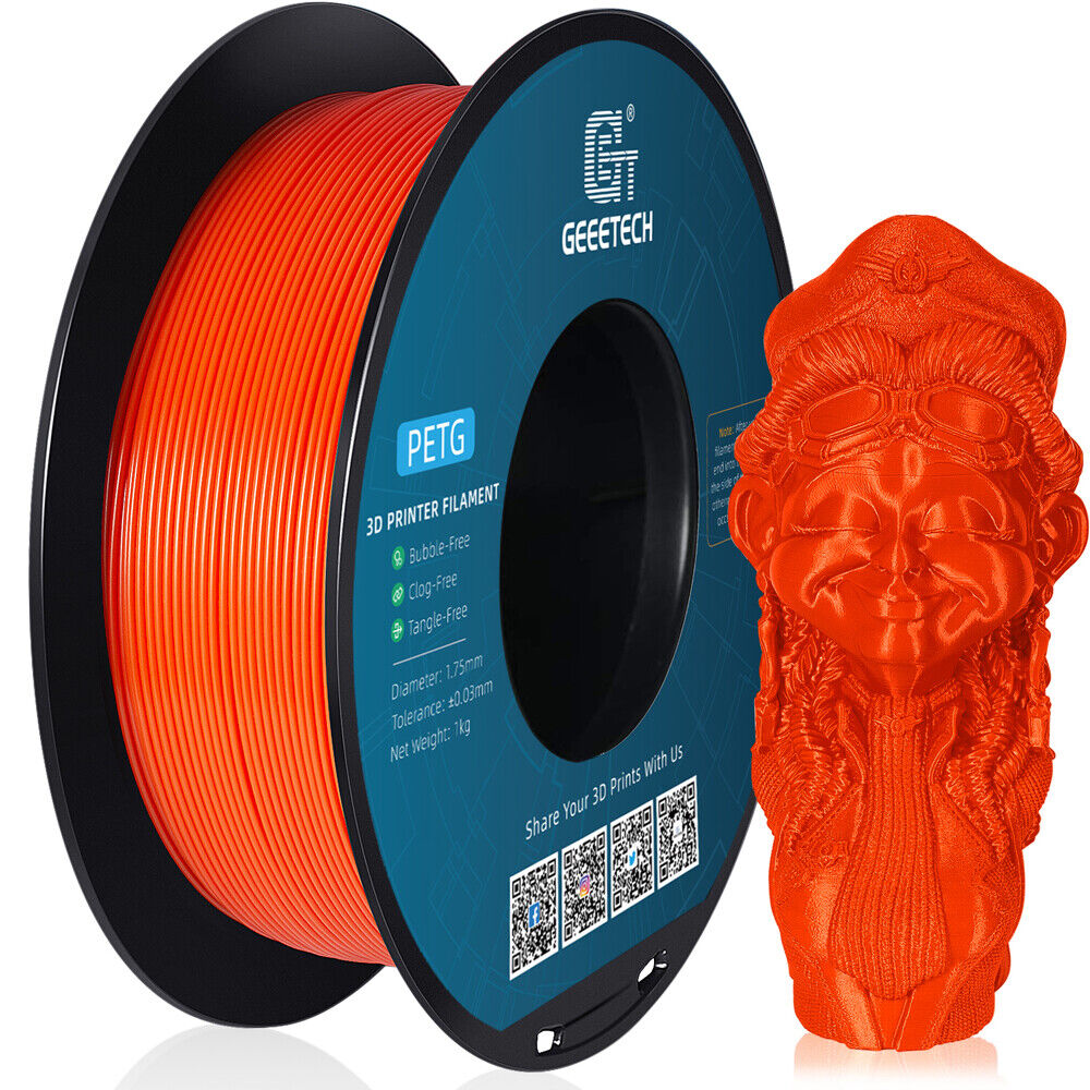 【Buy 3 Get 1 Free,Add 4】GEEETECH 3D Printer Filament PLA/ABS+/PETG/TPU 1.75mm1KG