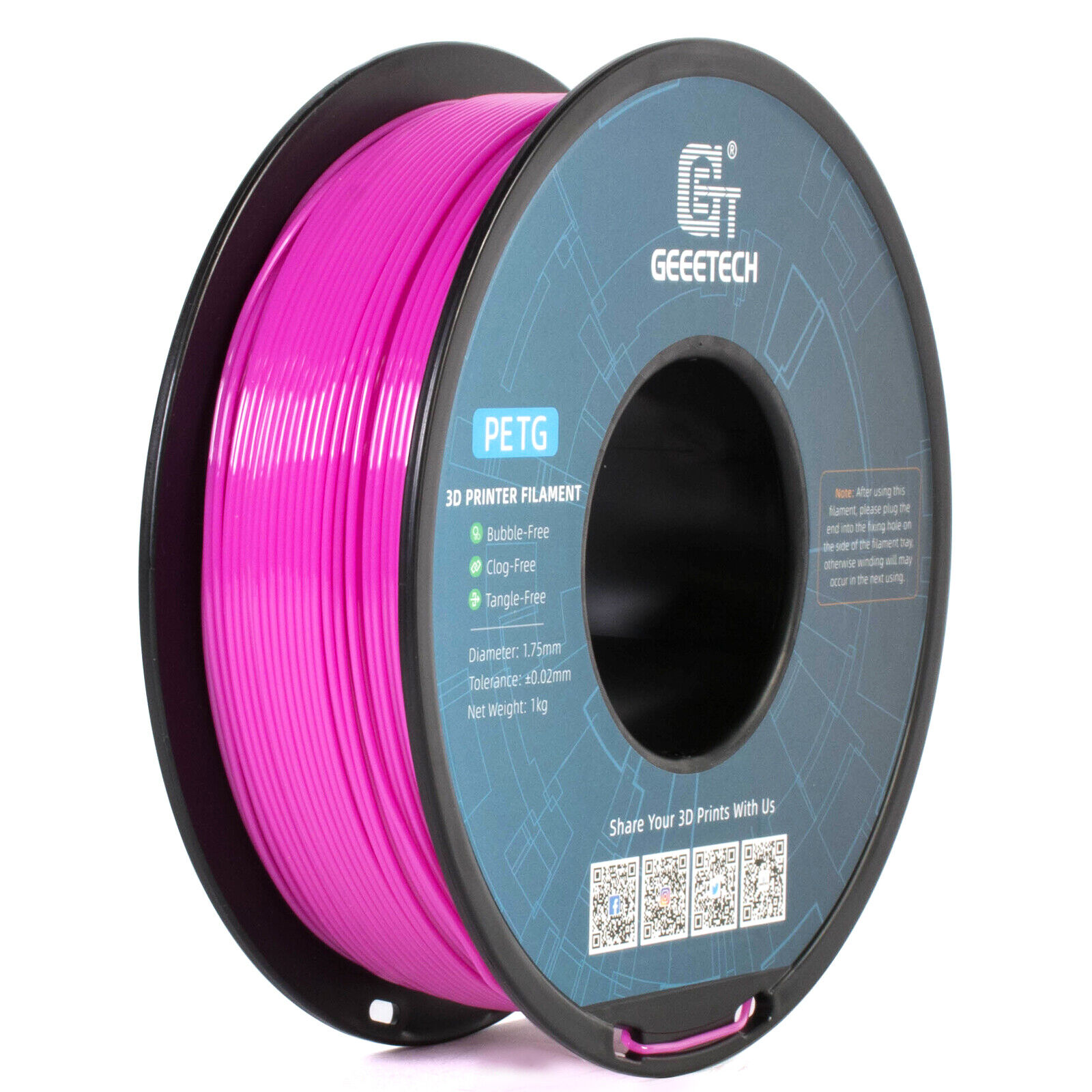 【Buy 3 Get 1 Free,Add 4】GEEETECH 3D Printer Filament PLA/ABS+/PETG/TPU 1.75mm1KG