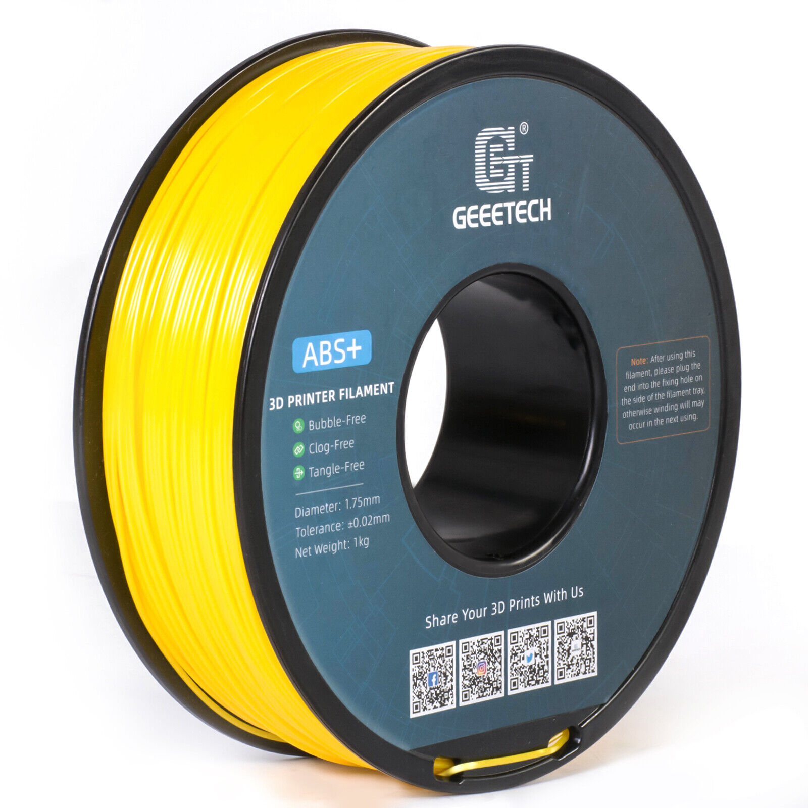 【Buy 3 Get 1 Free,Add 4】GEEETECH 3D Printer Filament PLA/ABS+/PETG/TPU 1.75mm1KG