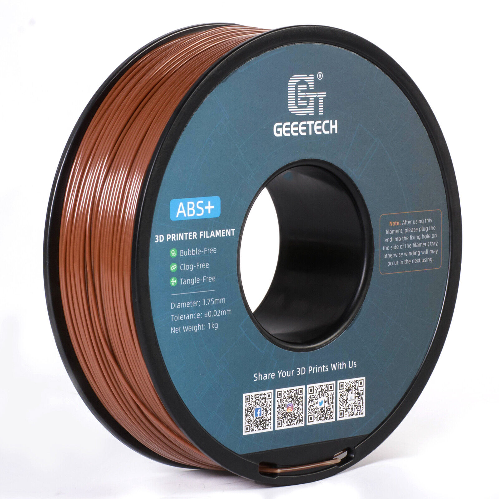 【Buy 3 Get 1 Free,Add 4】GEEETECH 3D Printer Filament PLA/ABS+/PETG/TPU 1.75mm1KG