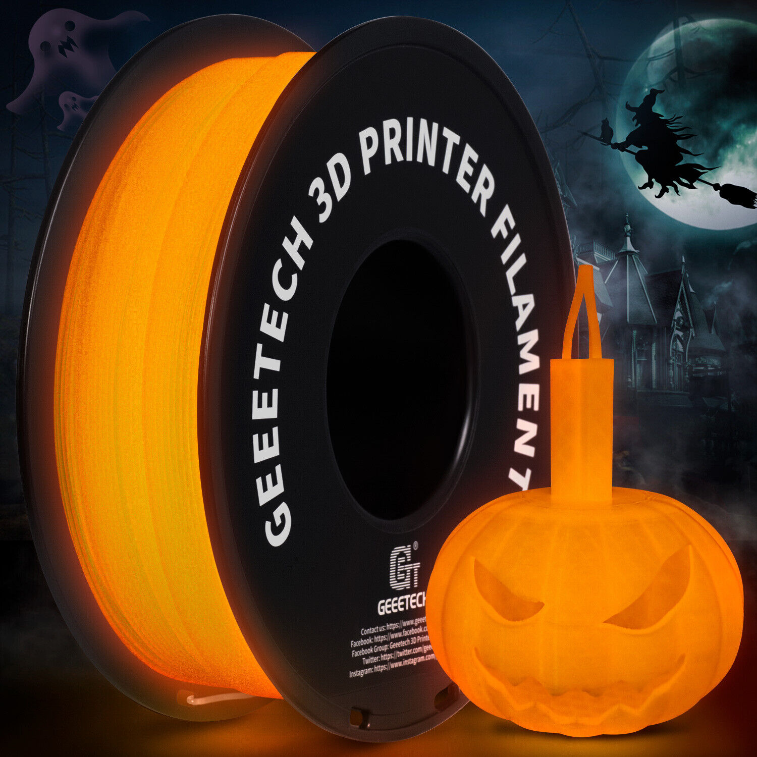 【Buy 3 Get 1 Free,Add 4】GEEETECH 3D Printer Filament PLA/ABS+/PETG/TPU 1.75mm1KG