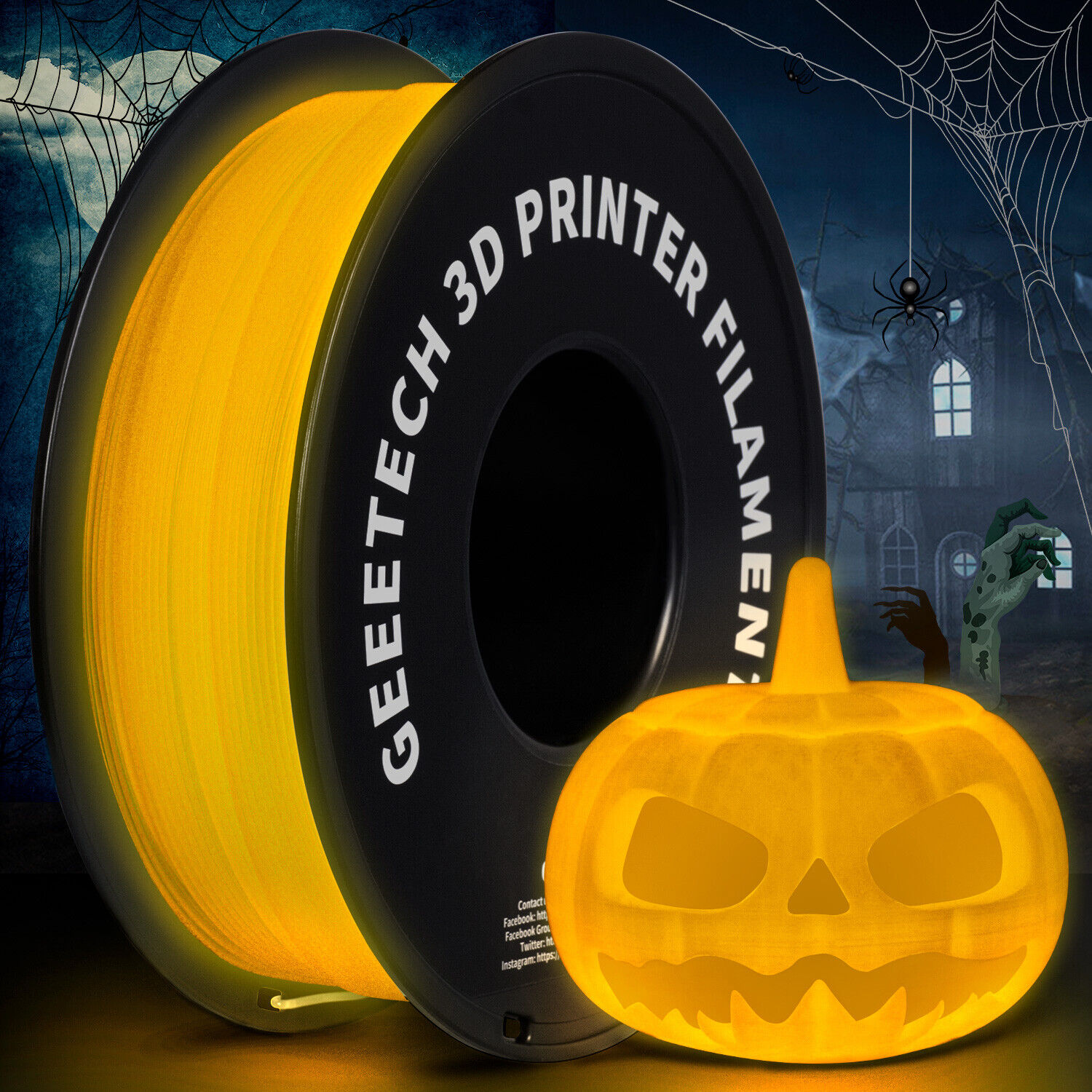 【Buy 3 Get 1 Free,Add 4】GEEETECH 3D Printer Filament PLA/ABS+/PETG/TPU 1.75mm1KG