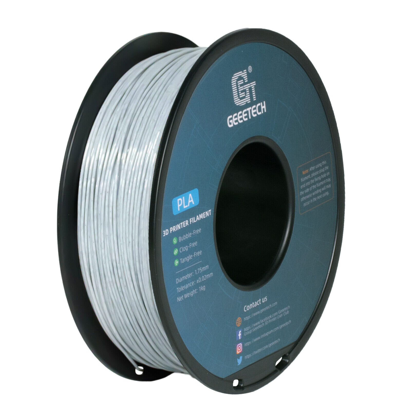 【Buy 3 Get 1 Free,Add 4】GEEETECH 3D Printer Filament PLA/ABS+/PETG/TPU 1.75mm1KG