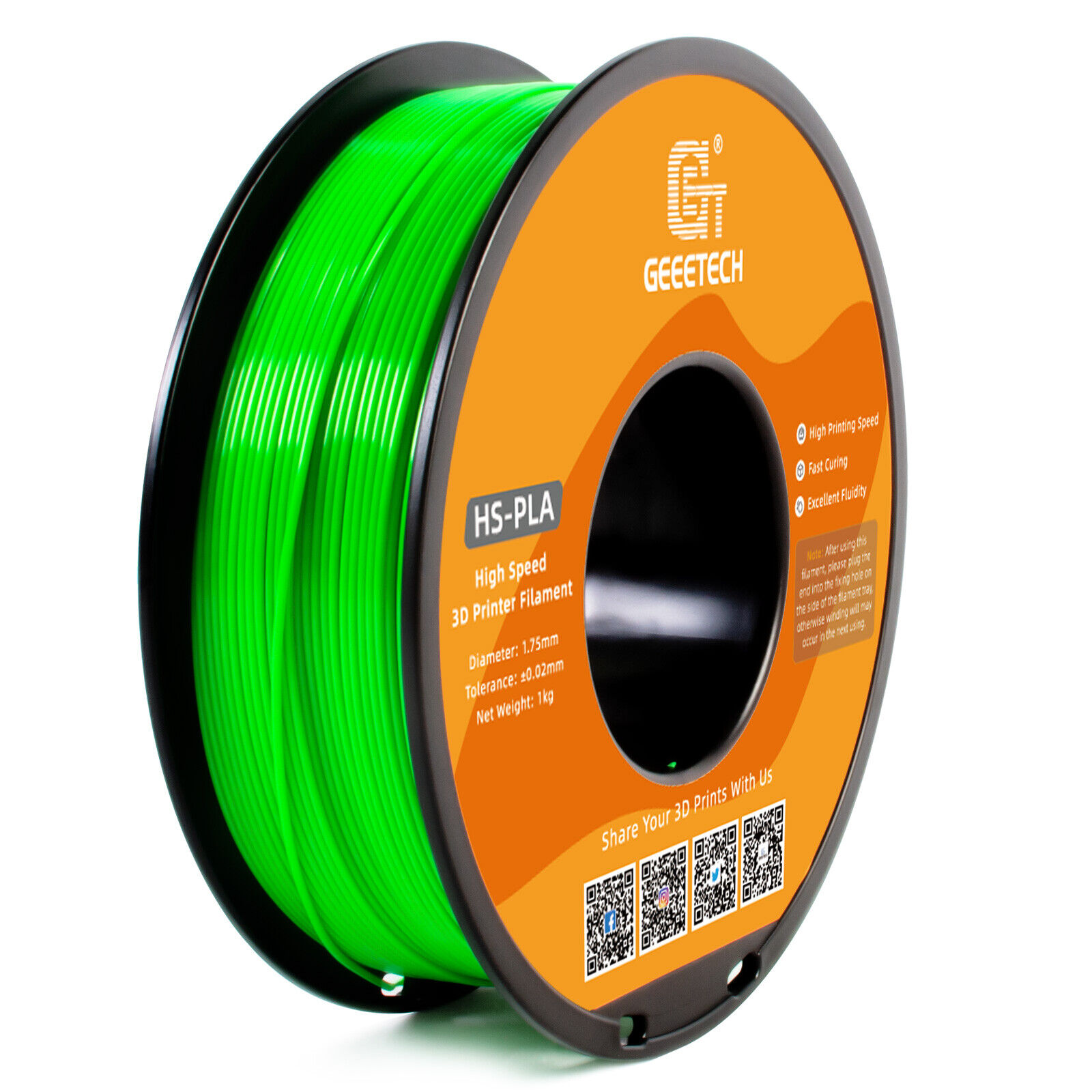 【Buy 3 Get 1 Free,Add 4】GEEETECH 3D Printer Filament PLA/ABS+/PETG/TPU 1.75mm1KG