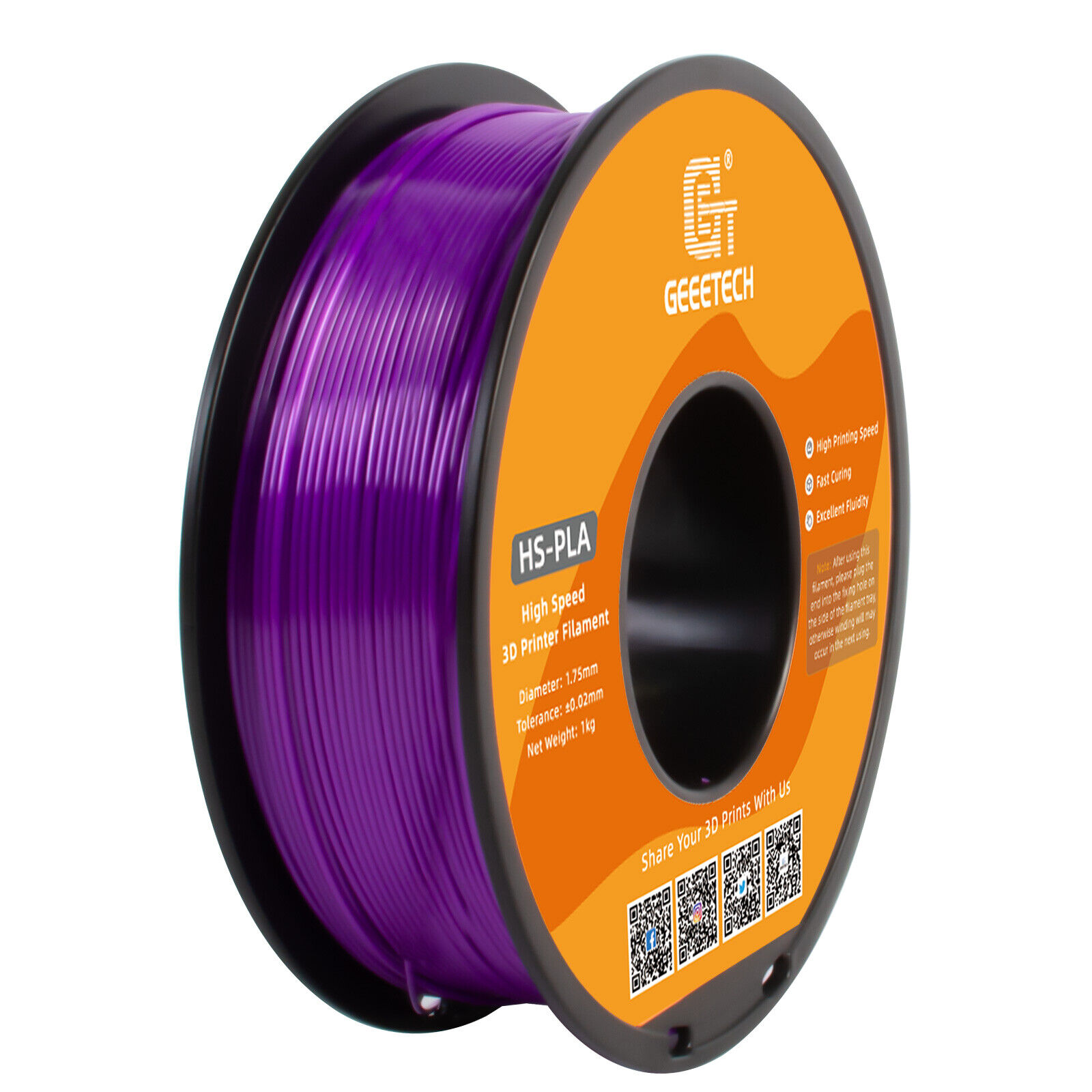 【Buy 3 Get 1 Free,Add 4】GEEETECH 3D Printer Filament PLA/ABS+/PETG/TPU 1.75mm1KG