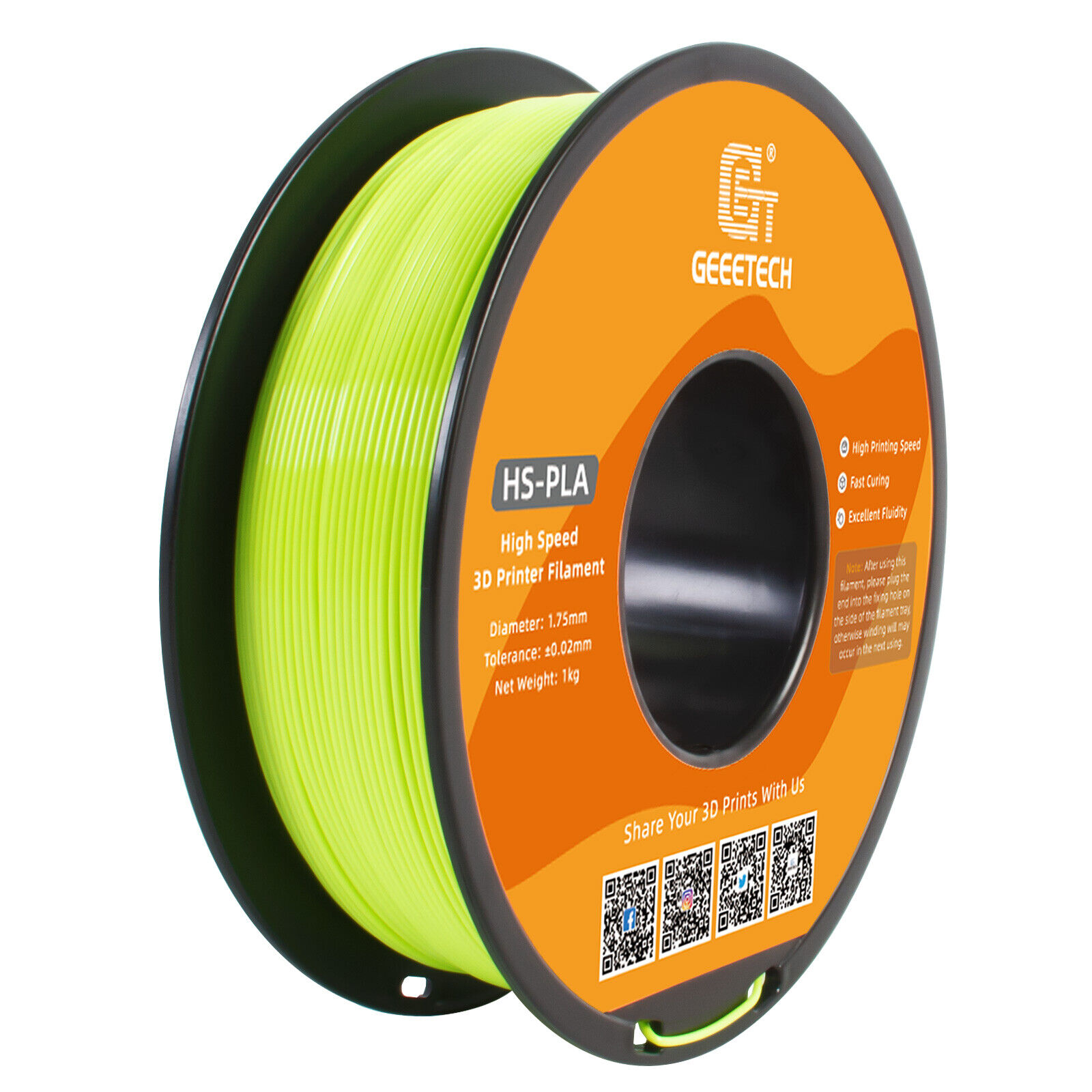 【Buy 3 Get 1 Free,Add 4】GEEETECH 3D Printer Filament PLA/ABS+/PETG/TPU 1.75mm1KG