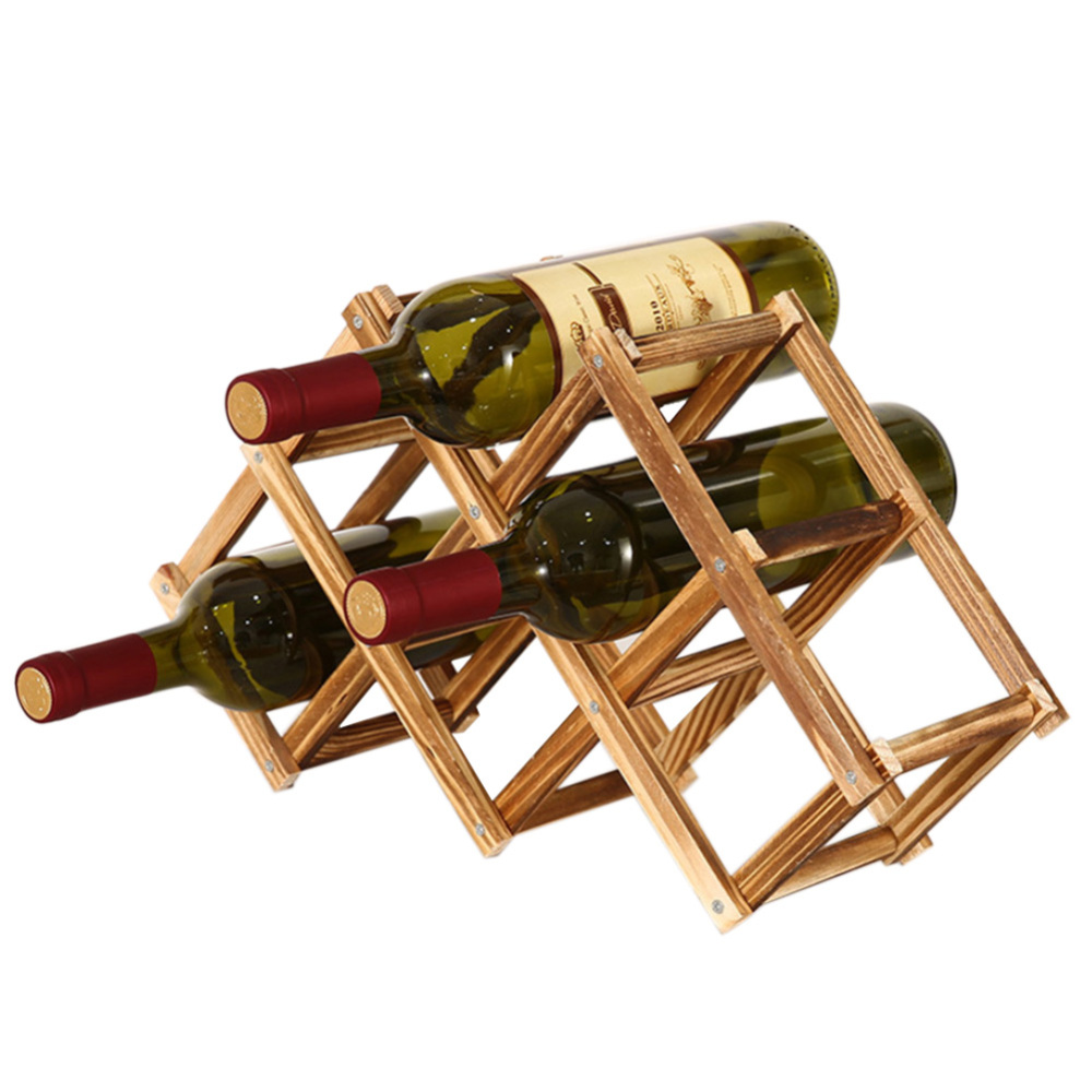 Stackable Wine Cellar Racks Wine Bottle Holder Shelf Rack for Kitchen Cabinets