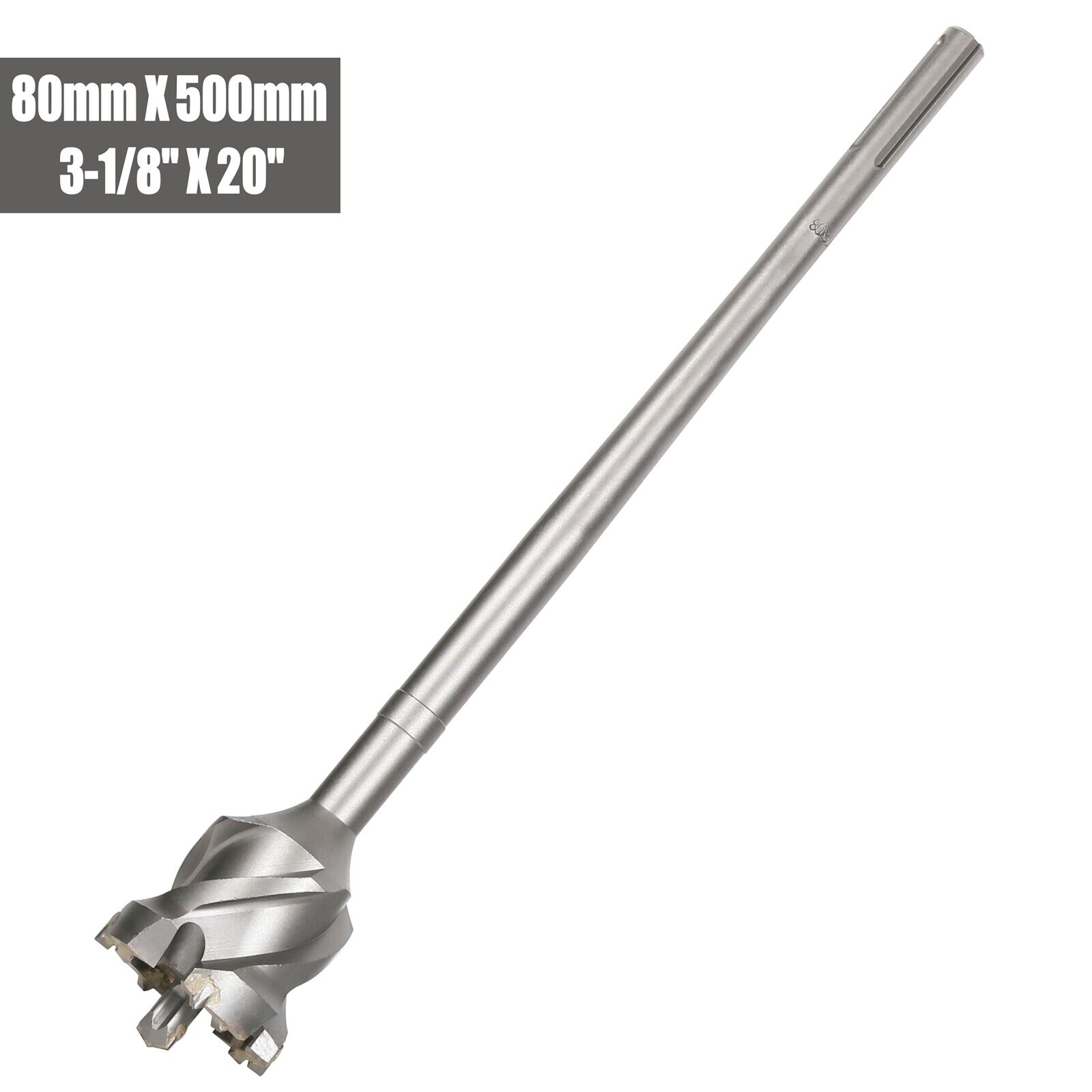 SDS MAX 35-80mm X 500mm Hammer Chisel Hole Saw Electric Hollow Core Drill Bit AU - Picture 34 of 34