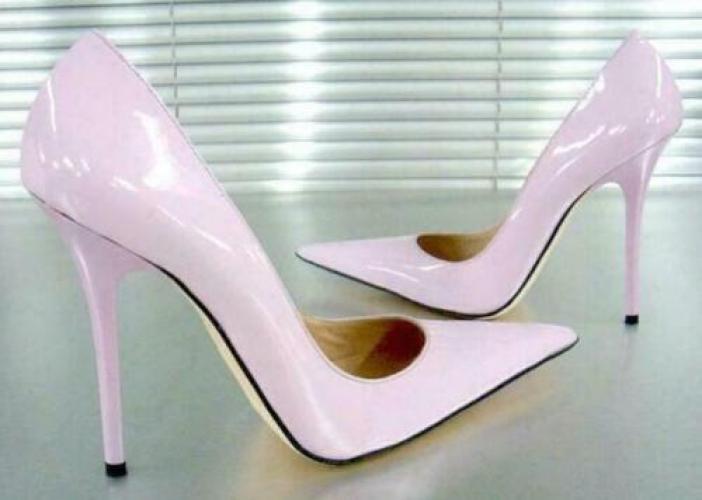 Pointy Toe Pumps Women 13cm Party Stiletto High Heel Patent Leather Slip on Shoe - Zdjęcie 17 z 18